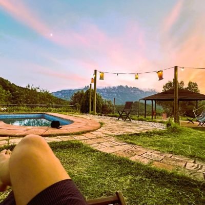Relax en la piscina de cal miquel retiros